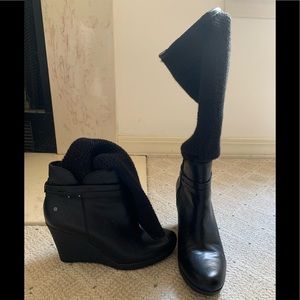 UGGs, size 8, Black booties/boot